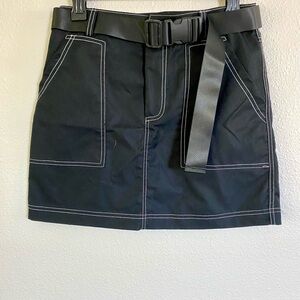 Forever 21 Black Mini Skirt with Belt